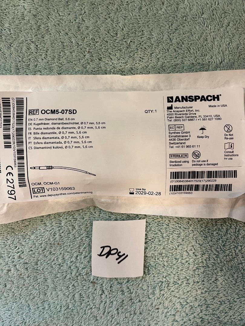 ANSPACH Diamond Ball 0.7mm # OCM5-07SD (Exp 2029)