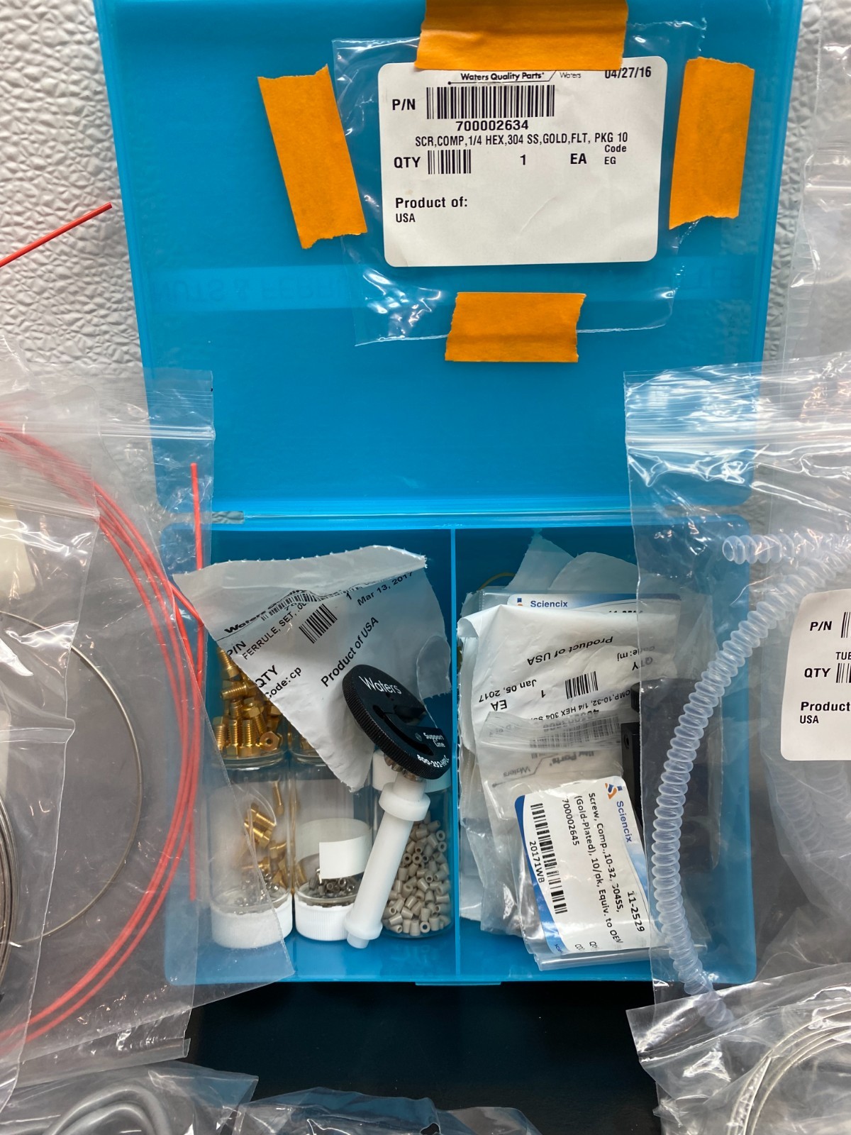 Waters UPLC HPLC LC Spare Parts Tubing Assemblies Accessories Large Lot