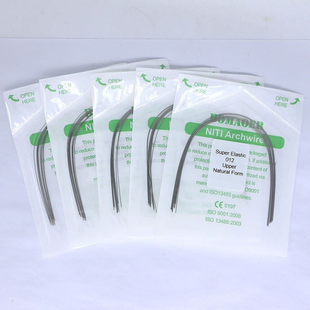 20 Packs Dental Ortho Niti Super Elastic Round Arch Wire Nature Form 012 Upper