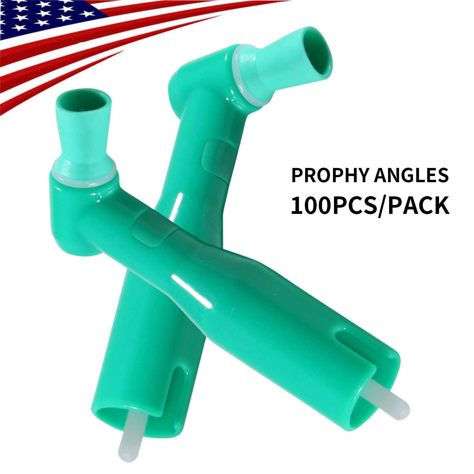 100pcs Dental Disposable Prophy Angles Soft Cup Latex Free Right Angle 105°angle