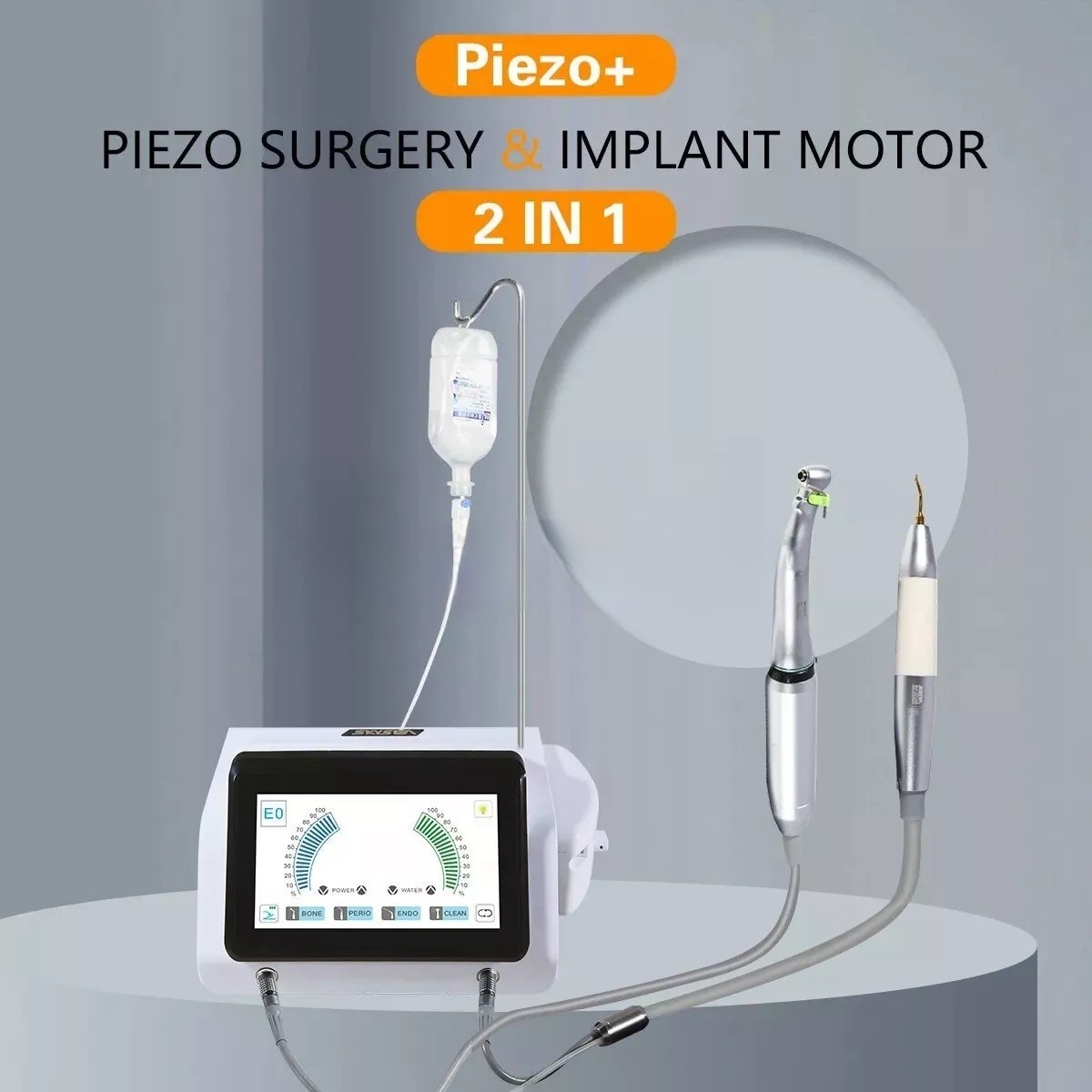 Dental Piezo Motor Surgery &Implant Device 2 IN 1 Bone Cutter Knife TOUCH US-OR