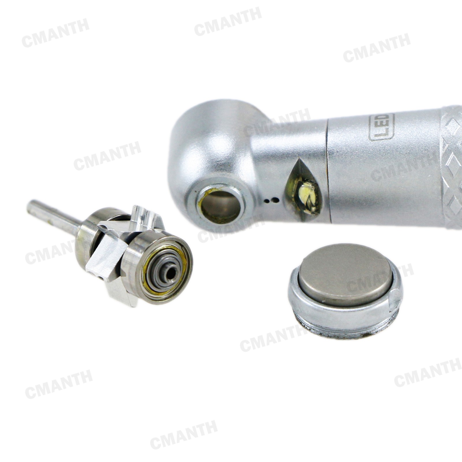 COXO Dental High Speed Handpiece Self Power LED Turbine Coupler 2/4Hole For NSK