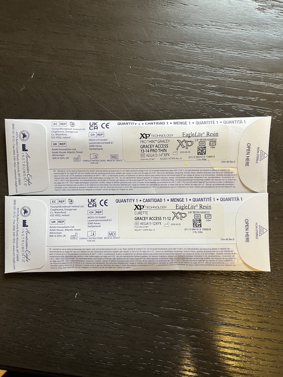American Eagle XP Pro thin Gracey 11/2, 13/14 Curettes