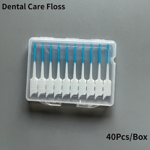 10 Boxes Dental Care Floss, Tooth Picks ,Interdental Sticks,Clean Brush 400Pcs
