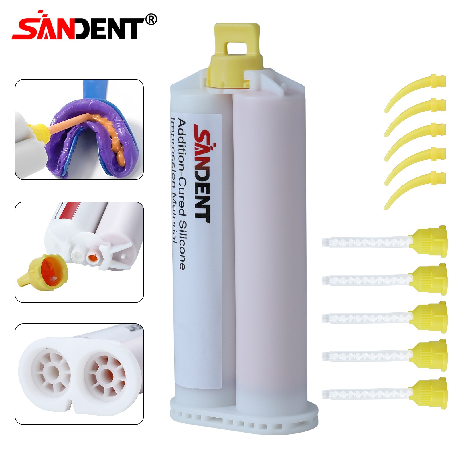 Dental VPS Impression Material Light Body Silicone Rubber Putty Soft 25+25mm PVS