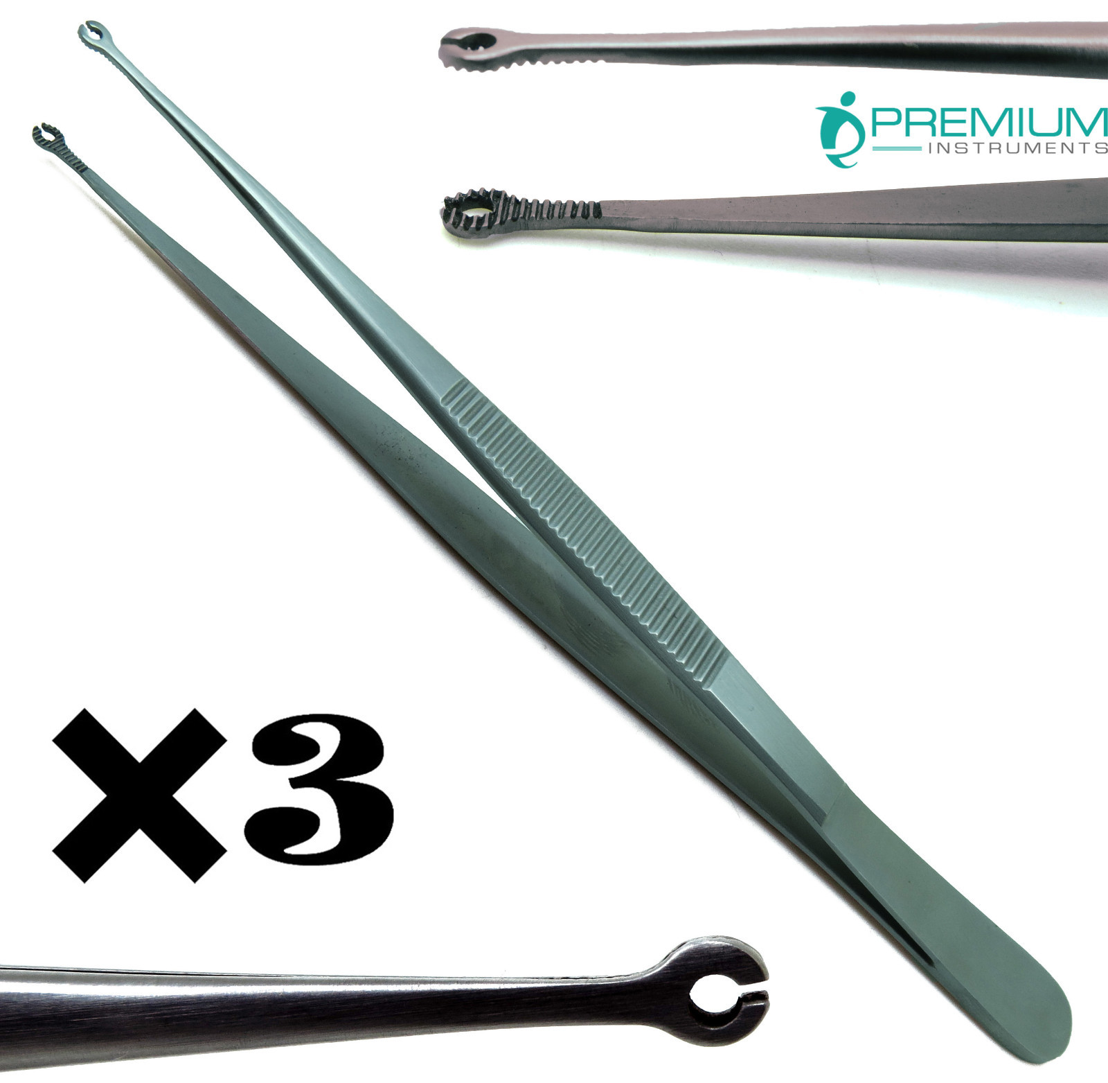 3 Pcs Corn Suture Pliers 6″ Straight Surgical Medical Dental Premium Instruments