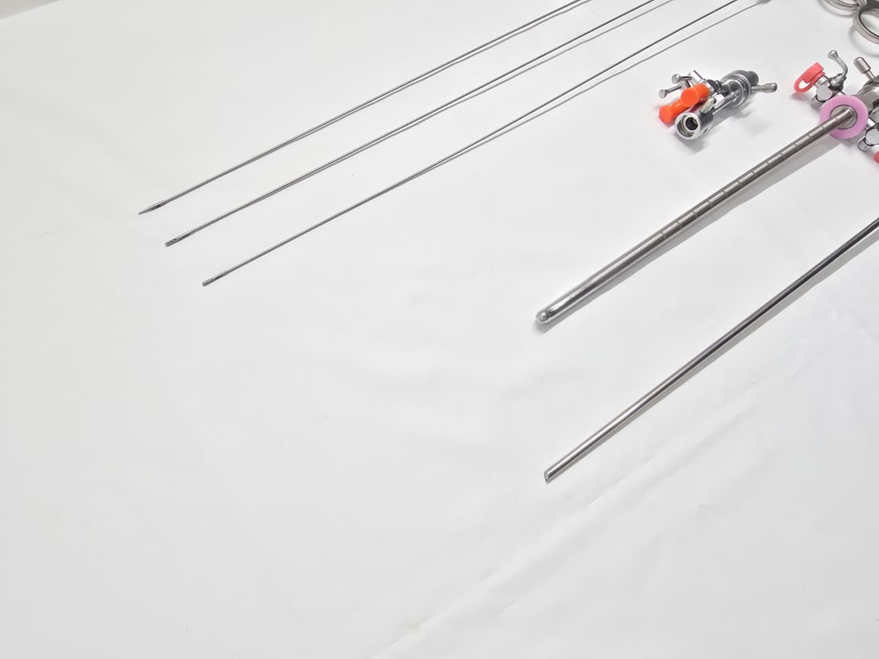 Urology Cystoscopy Set With Cystoscope Semi Rigid Grasper Surgical Instruments