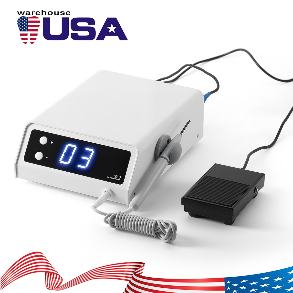 Dental Electro Electrosurgery Unit Machine High Frequency Electric 9pcs Knife