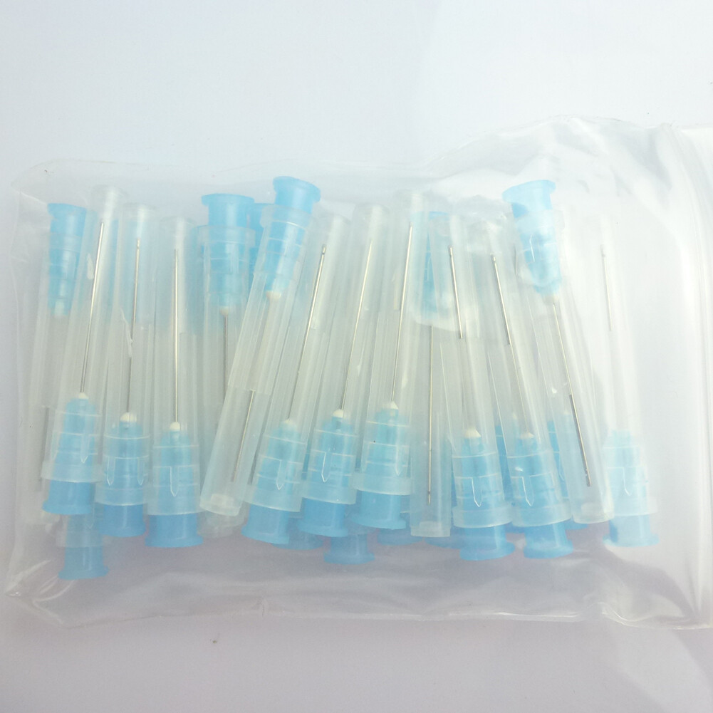 25Pcs Dental Endo Irrigation Needle Tips root canal lateral Syringes 23/27/30g