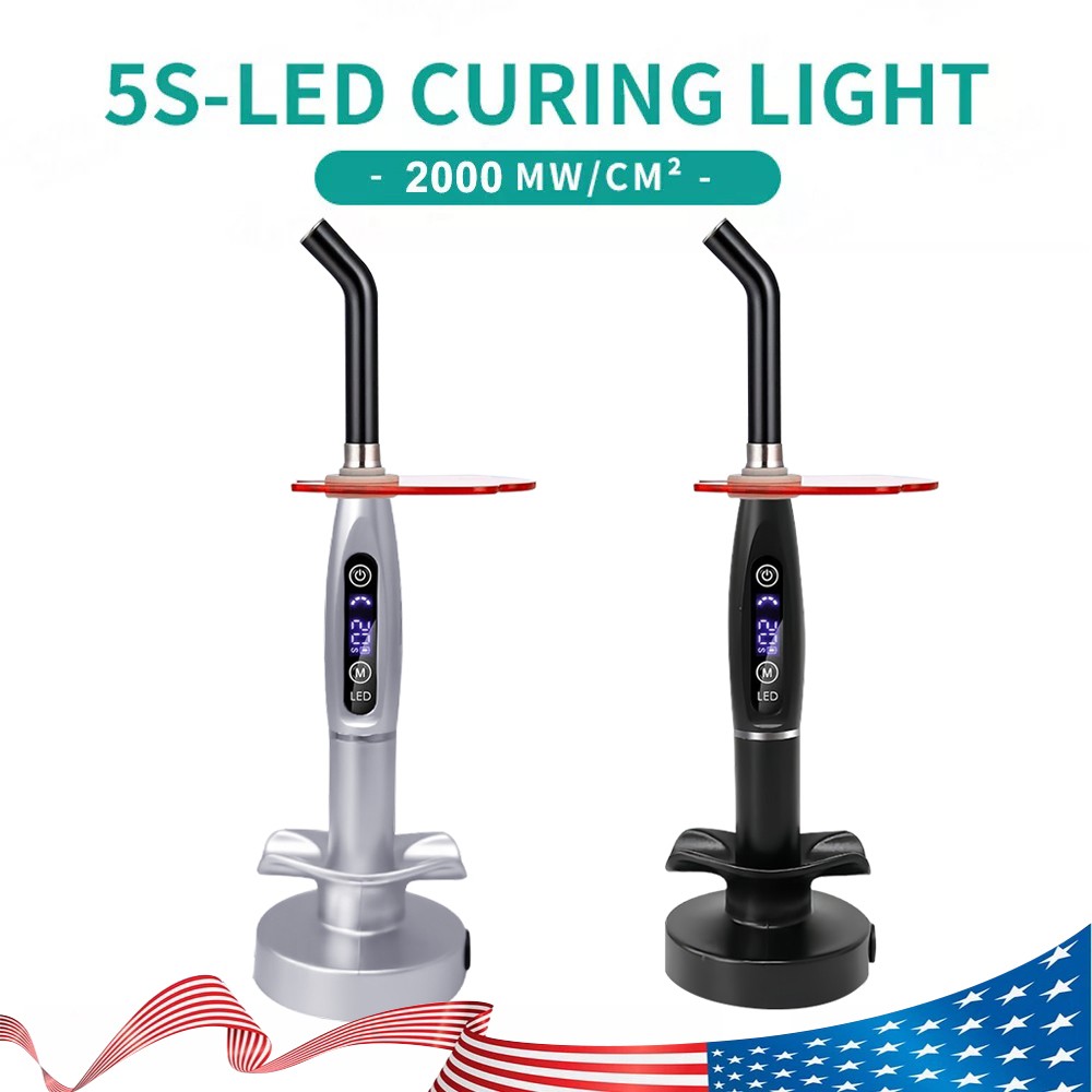 Dental LED Curing Light Lamp Lamp Cordless 5W 2 colors de