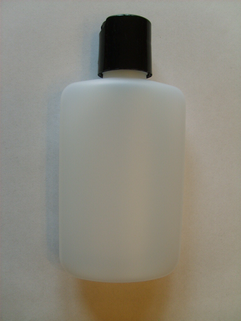 10 Pk 4-oz EMPTY Plastic Bottles w Dispensing Caps for Homemade Sanitizer
