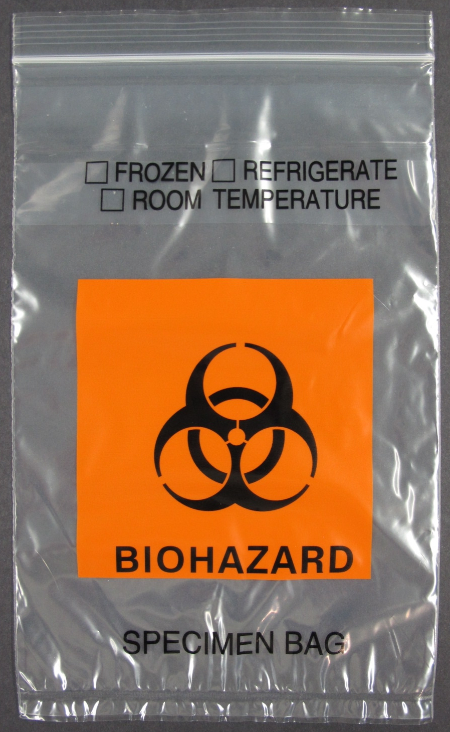 200-Pack 6″ x 9″ Biohazard Econo-Zip Specimen Transport Bags 2mil 3 Wall + Pouch