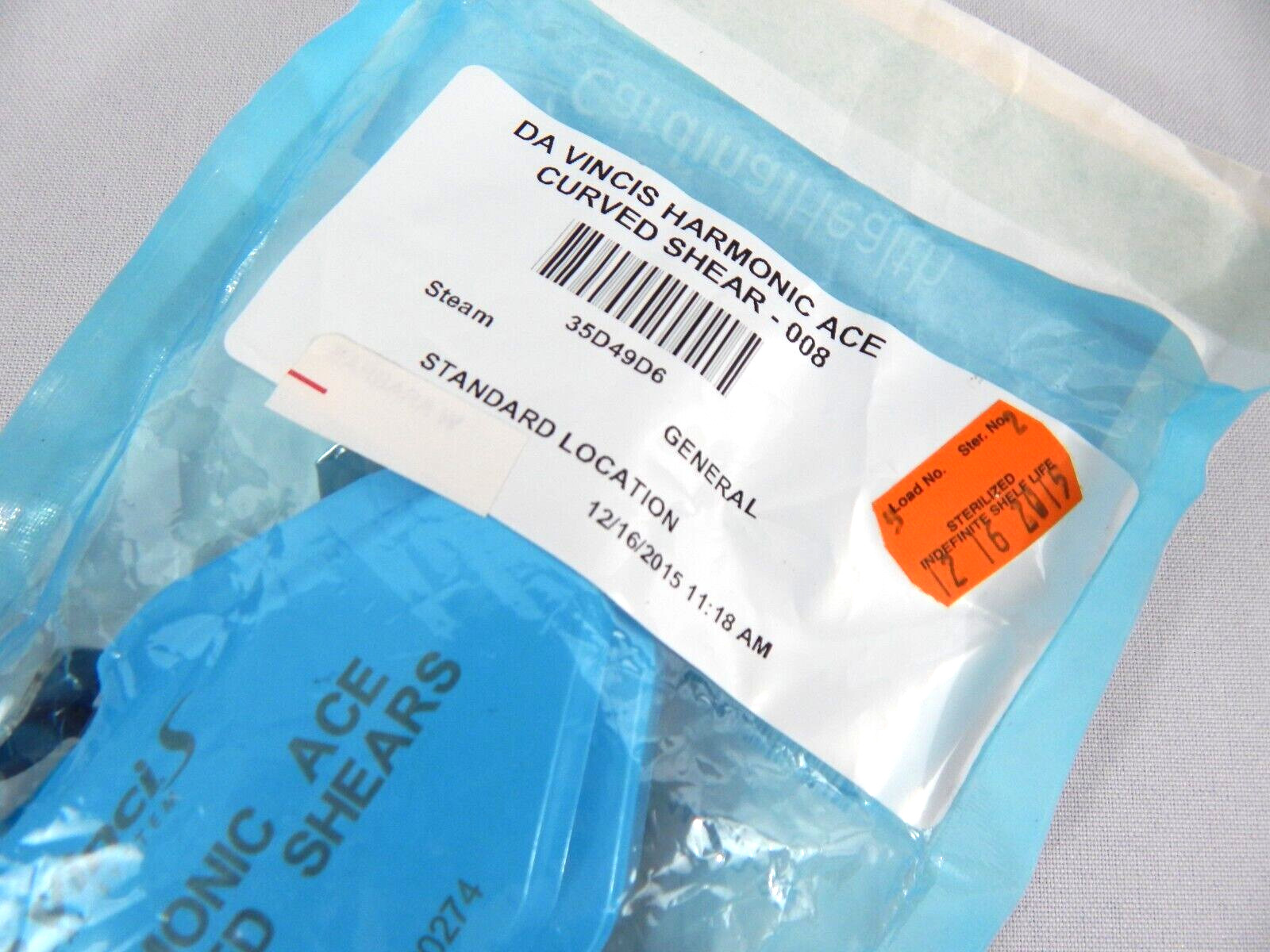 DA VINCI S 420274 INTUITIVE SURGICAL HARMONIC ACE 008
