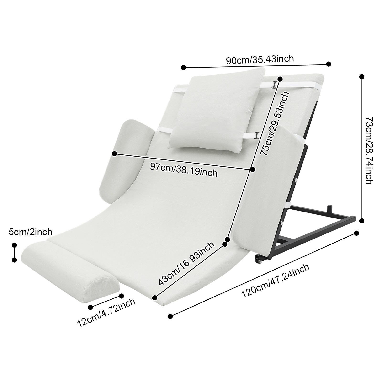 Rest Electric Lift Backrest Bed Electric Auxiliary Backrest Adjustable Bed Back