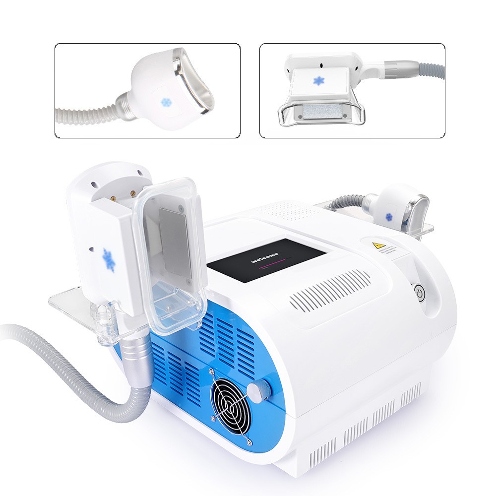 2 Probe Cool Freeze Machine for Double Chin Reduction & Body Care Salon Studio