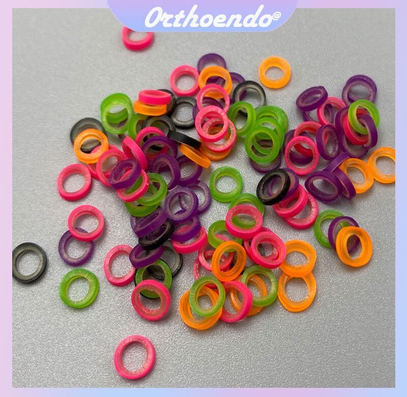 5000pcs Elastics Rubber Bands Dental Orthodontic Latex Braces 2.5 3.5 4.5 6.5 OZ