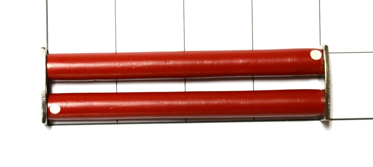 Eisco Labs Cylindrical Magnets (Set of 2), Alnico, 4″ Length – 3/8″ Diameter