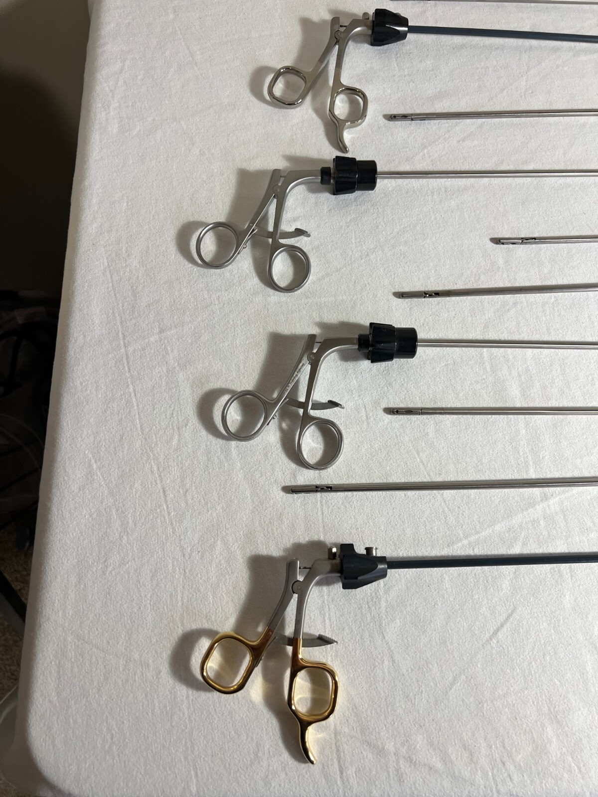 Jarit B625-108 Surgical Roto-Lok Grasping Forceps w/Ratchet Ring Handle (QTY-10)