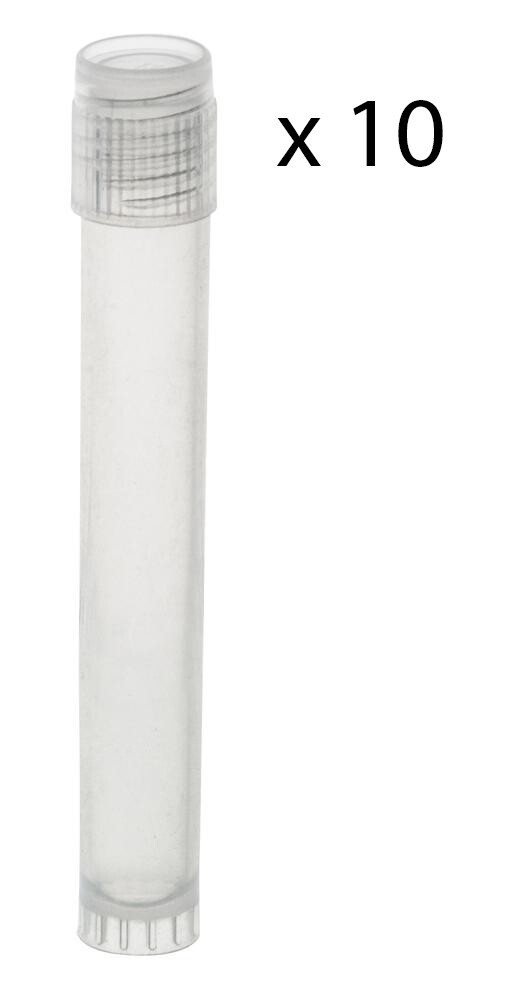 Plastic Storage Vials, 5mL, 10/PK – PP – Screw Top – Eisco Labs
