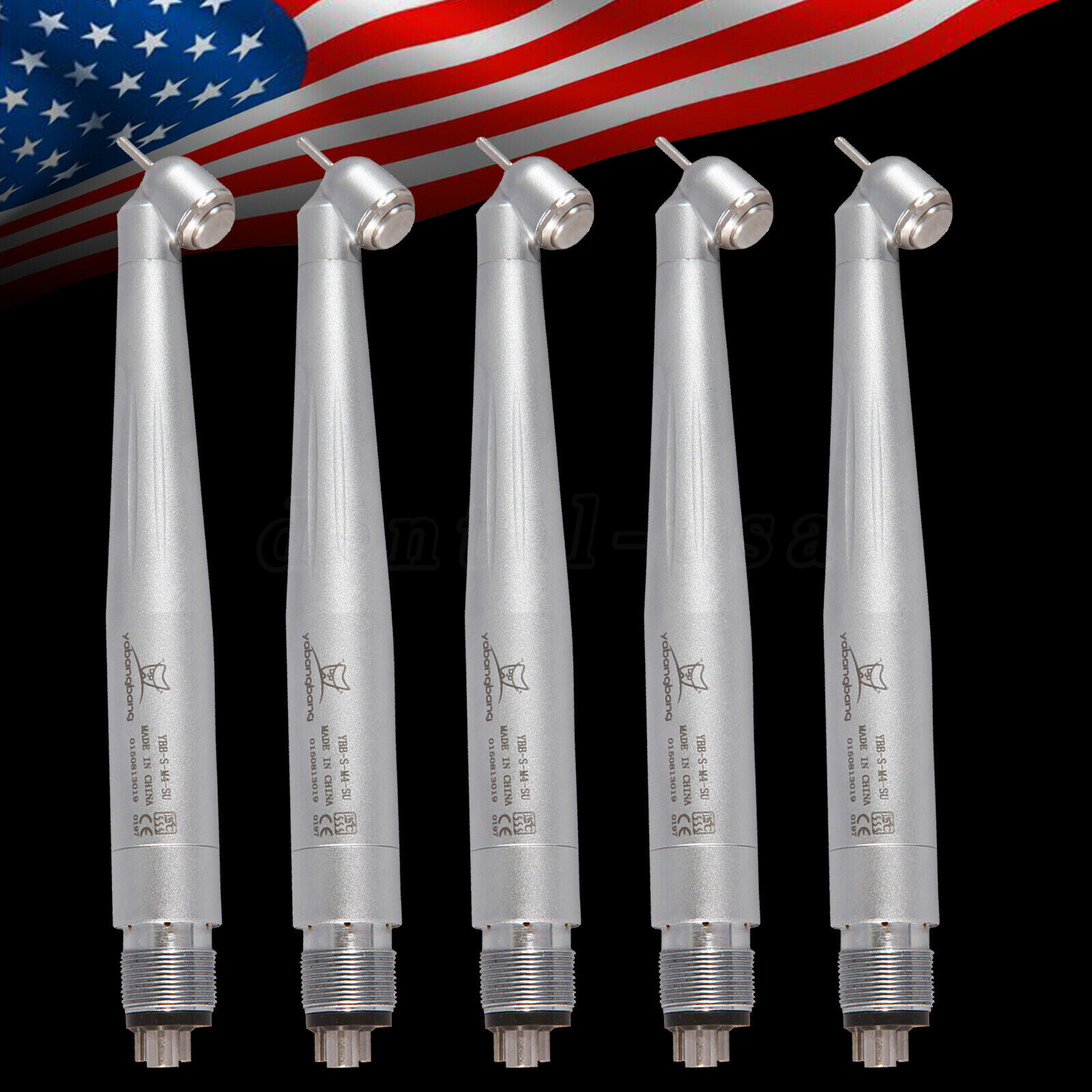Dental 45 Degree Surgical High Speed Handpiece Push Button 4Hole yabangbang WCA4