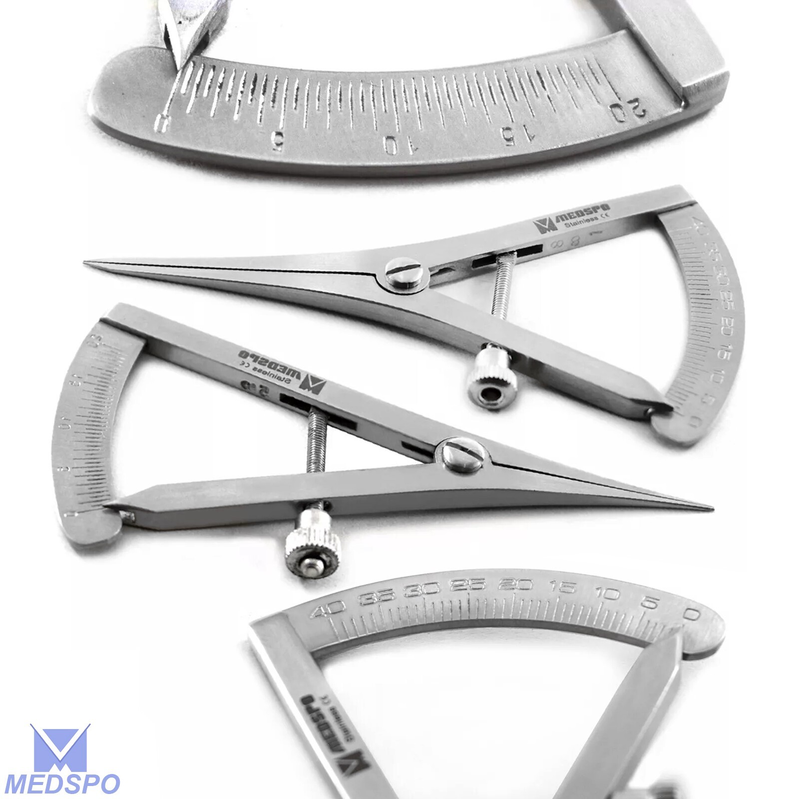 Castroviejo Caliper Surgical Ophthalmology Instruments Measuring Orthopedic Tool