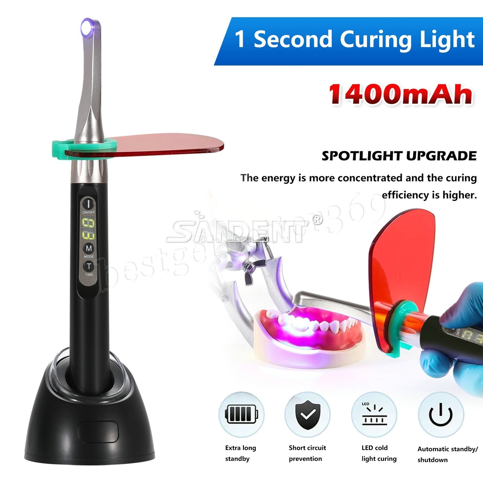 Dental iLed 1 Second Light LED Lamp 2500mw/cm²