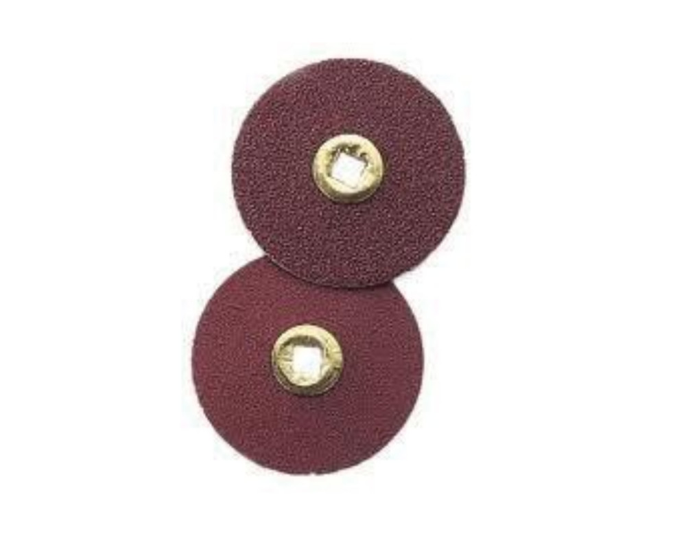 EC Moore BC-78-EMBB Paper Discs Brass Center 7/8″ Emery Medium Grit 200/Pk