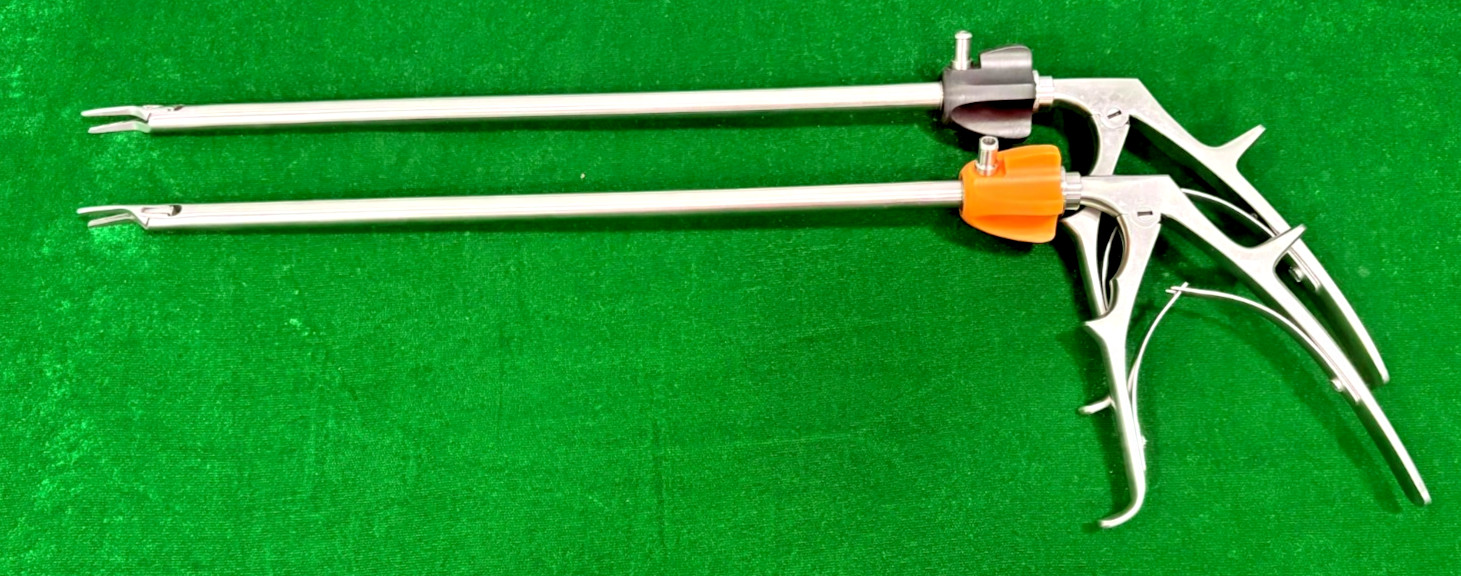 2pc Laparoscopic Clip Applicator Single Action LT300/LT400 10mmx330mm Reusable