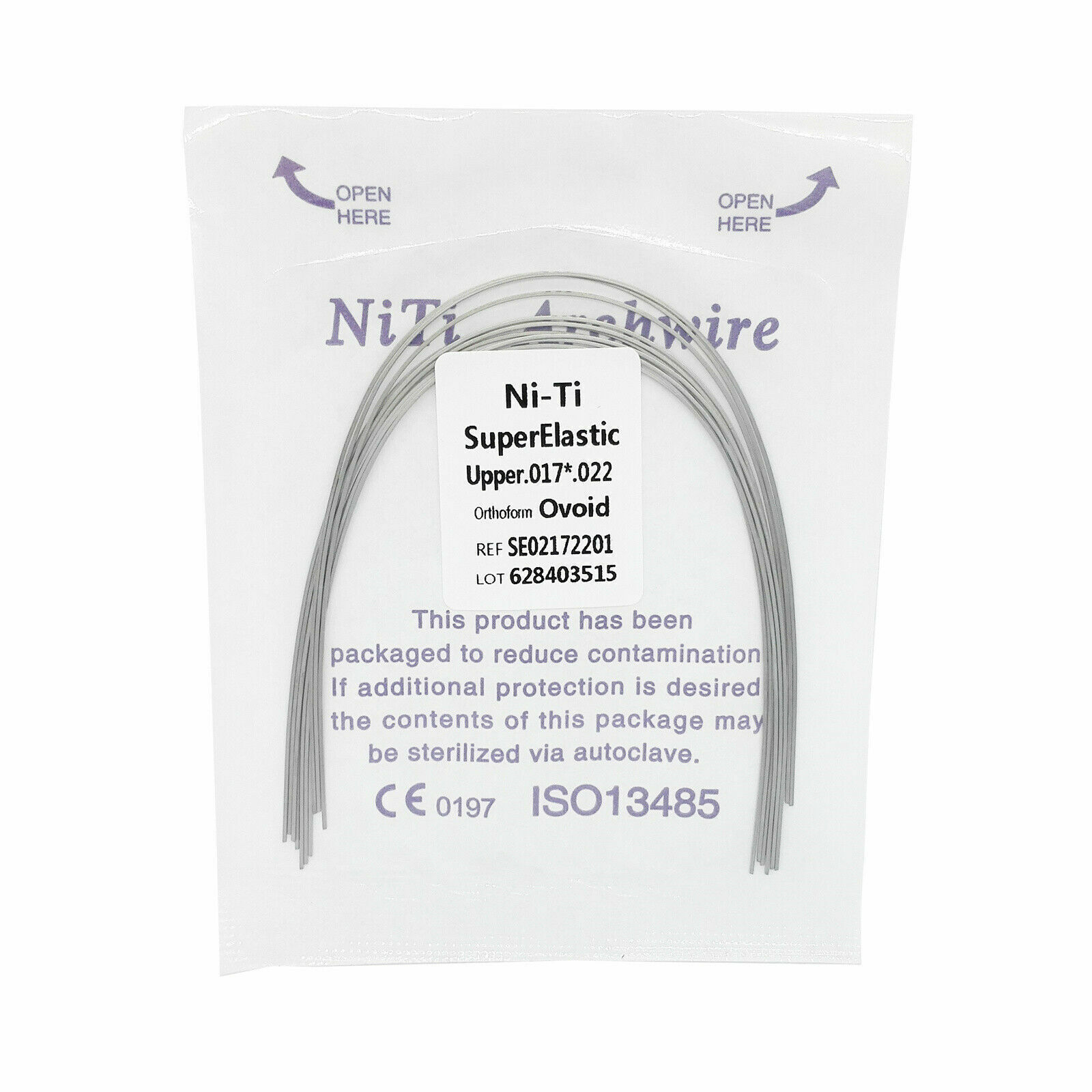 10 Pack Dental Ortho Super Elastic Niti Arch Wire Rectangular Nature/Oval/Square