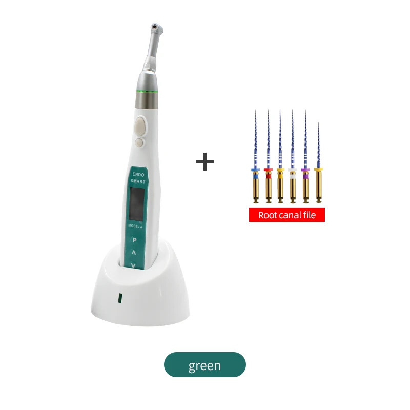 Dental Cordless Endo Motor 16:1 Contra Angle Apex Locator Root Canal Finder