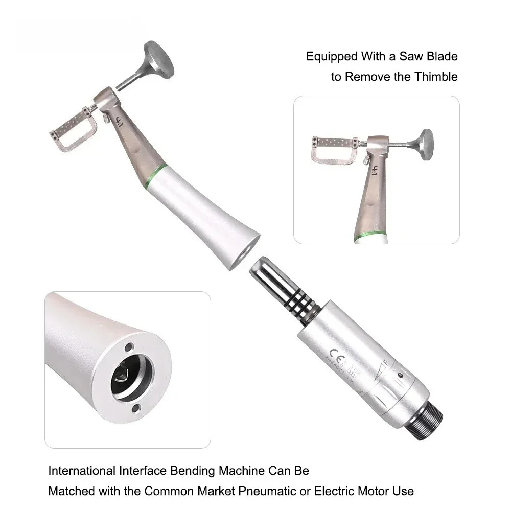 4:1 Reduction Dental Contra Angle IPR Handpiece & 10 Interproximal Strips Kit st