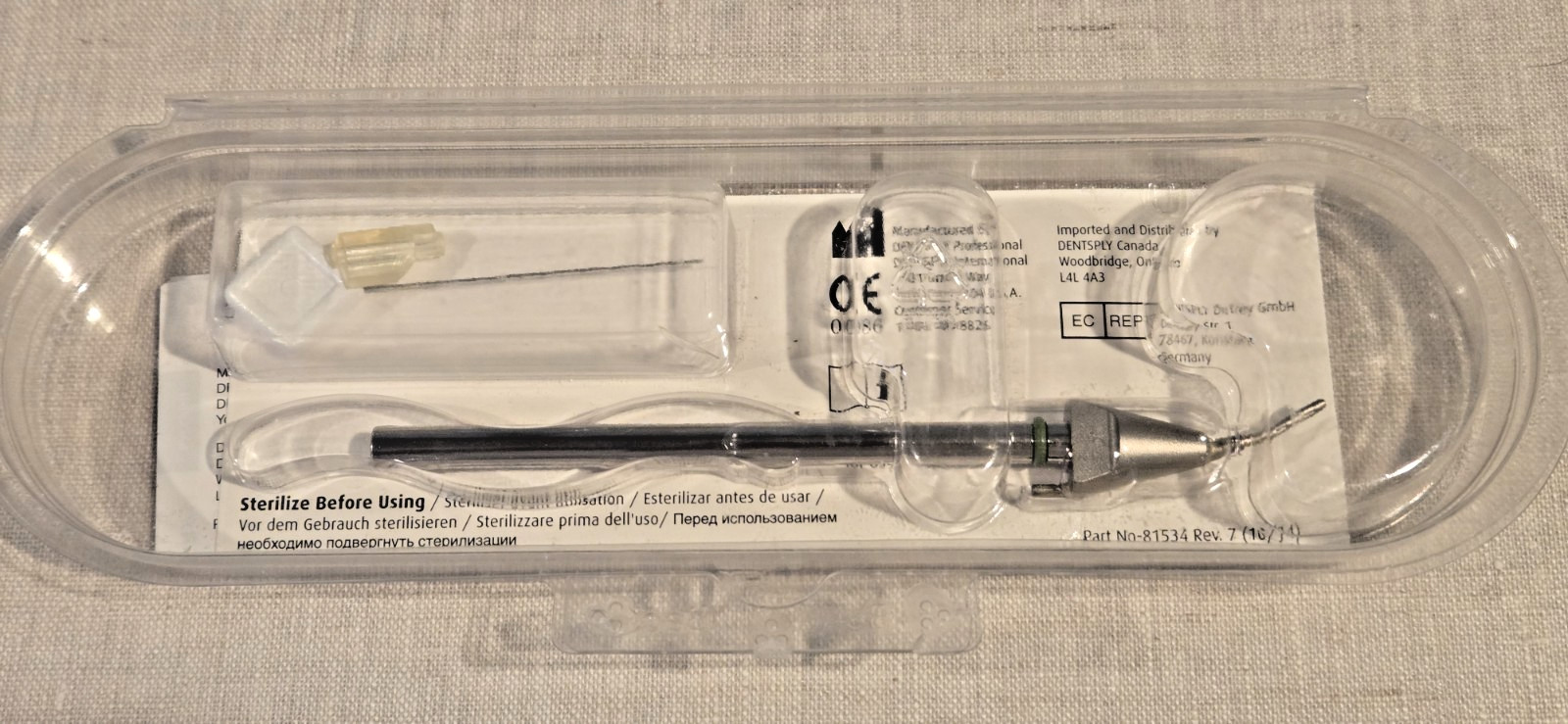 Original Dentsply Dental Cavitron Jet Air Polishing Insert REF 63740 Brand New