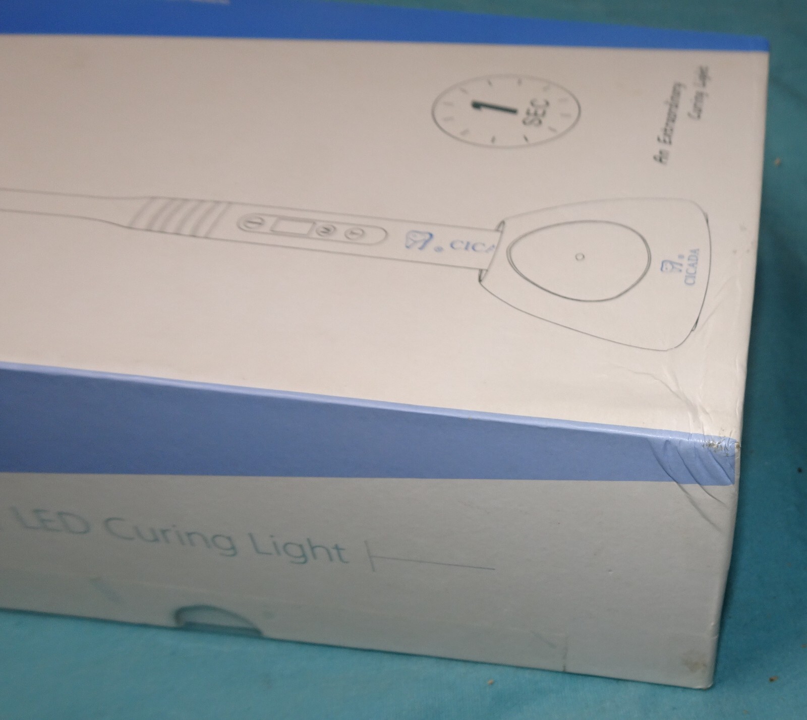 new open box = cicada led curing light cv 215 gun