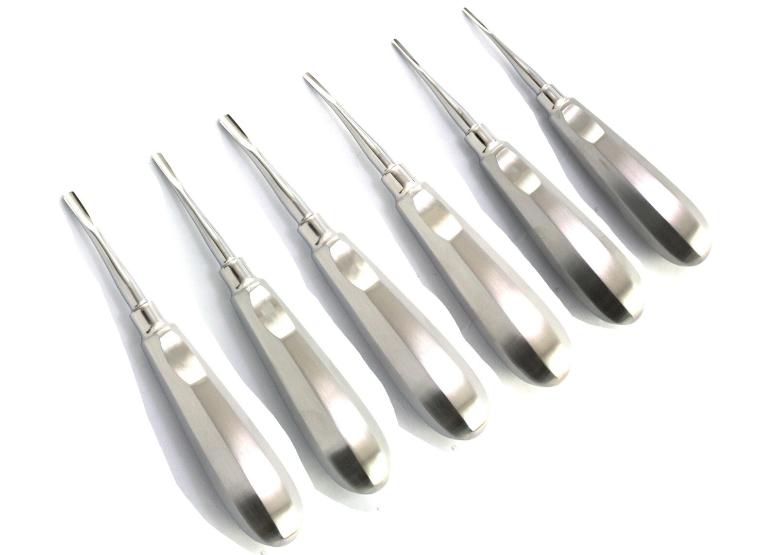 6 Pcs Dental Root Elevators Oral Surgery PDL Luxating Tooth loosening MediTek