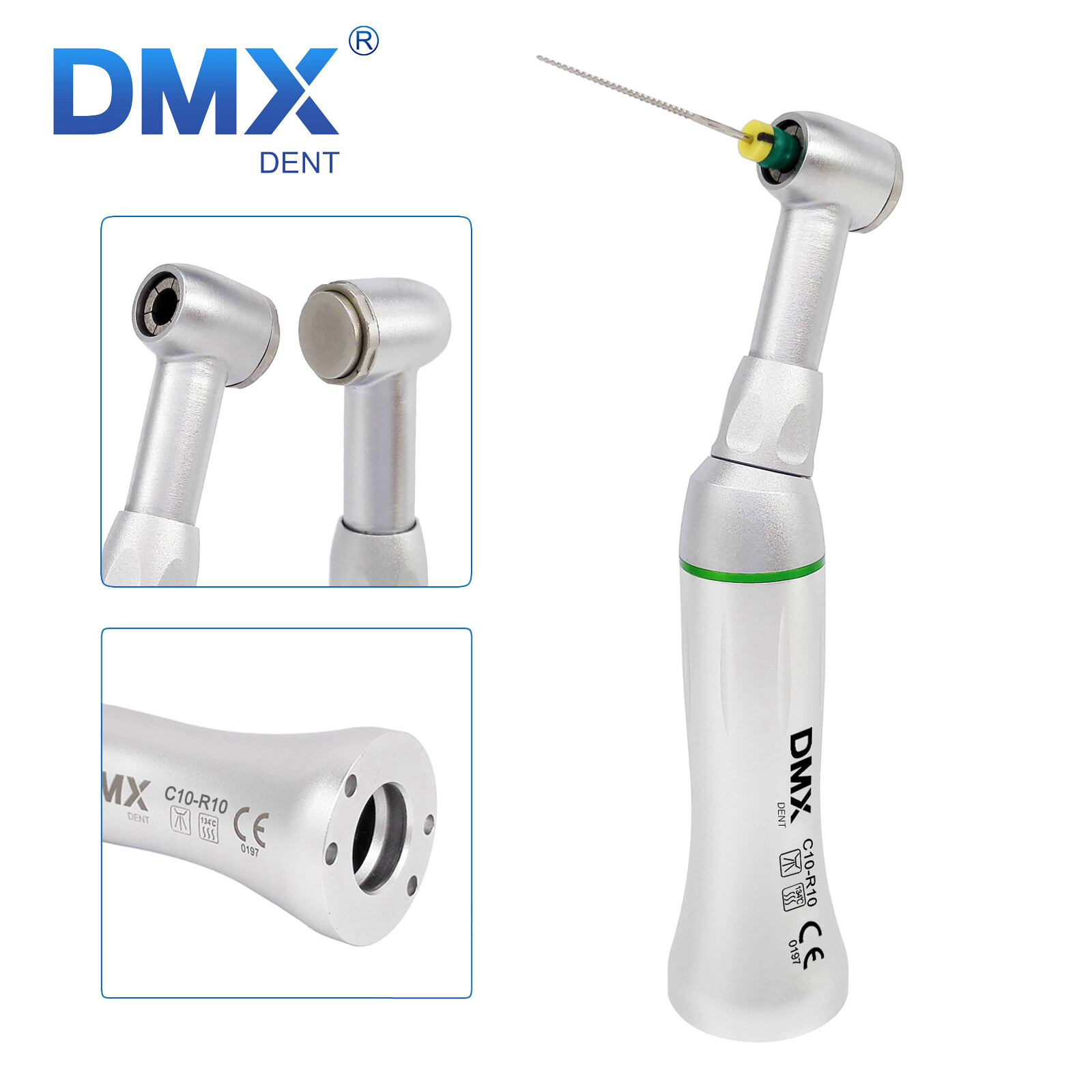 DMXDENT Dental Endo Contra Angle Handpiece 4:1 10:1 16:1 64:1 Low Speed Fit NSK