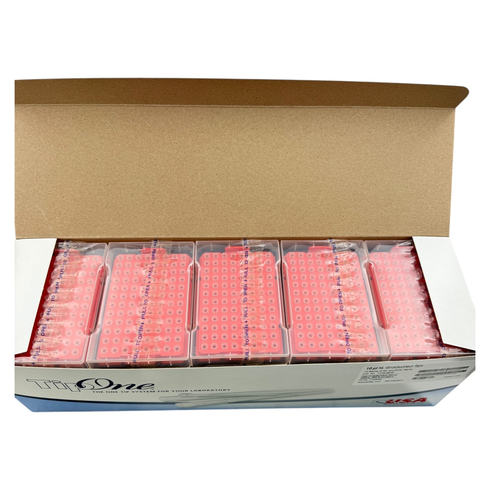 Usa Scientific 1110-3810 10ul XL Graduated Tips 10 Racks of 96 Tips 960, Sterile
