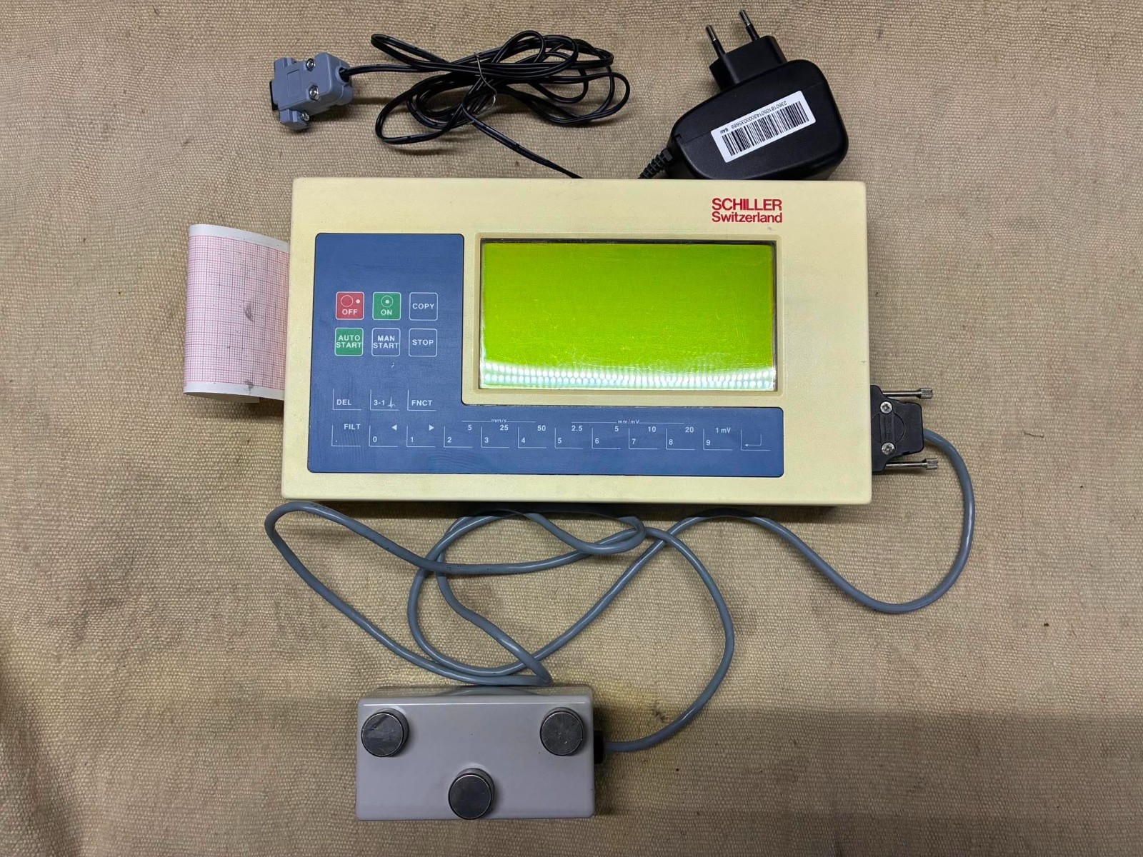 Schiller Cardiovit AT-3 ECG machine EKG