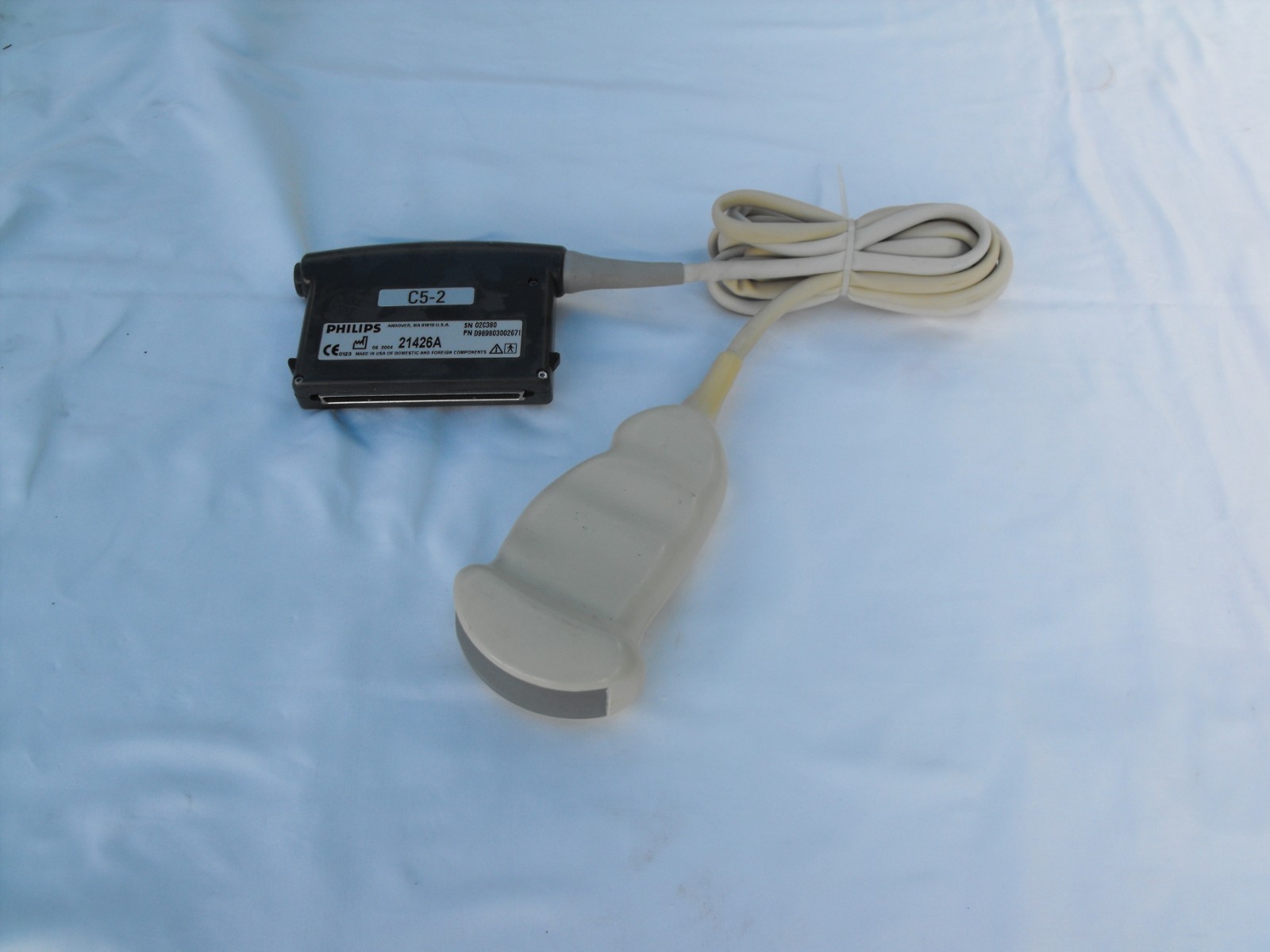 Philips C5-2 Transducer Probe Curved Array #21426A