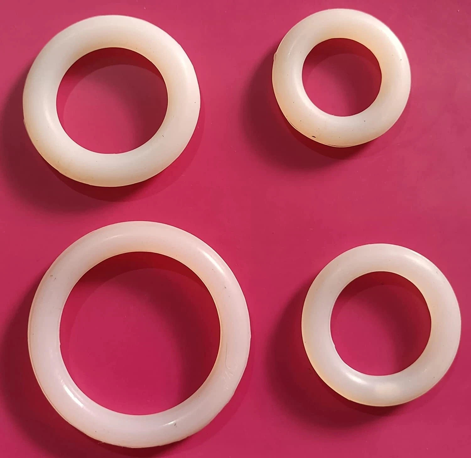 Silicon Vaginal Ring Pessary Set of 4 (2 Inch.2.25 Inch, 2.50 Inch, 2.75 Inch FS