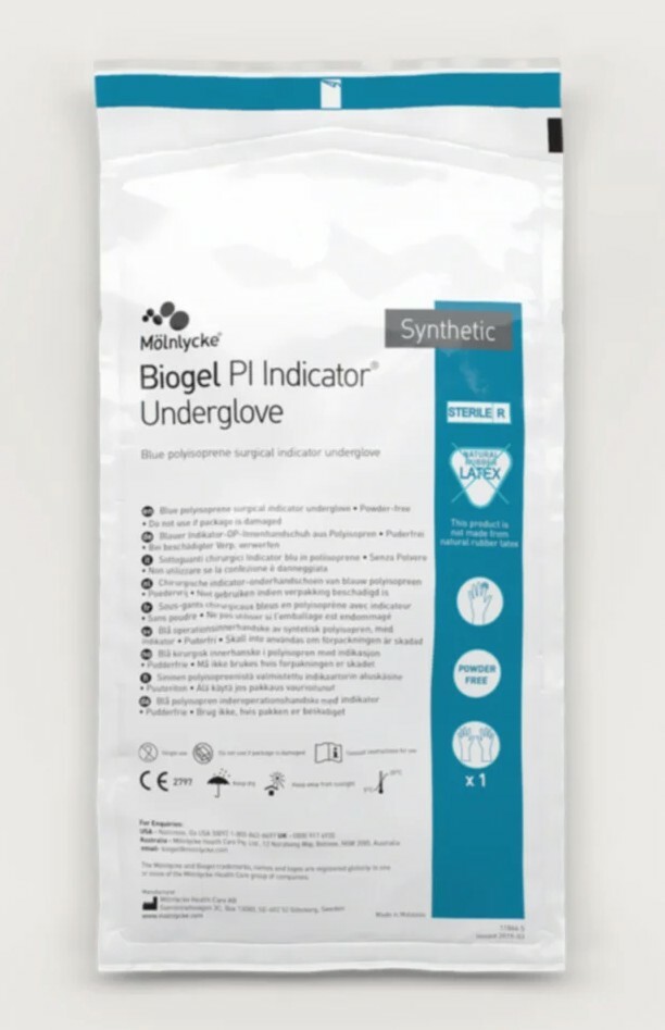 *50-Pairs* Molnlycke Biogel PI Indicator Underglove Size-7 Polyisoprene 41670