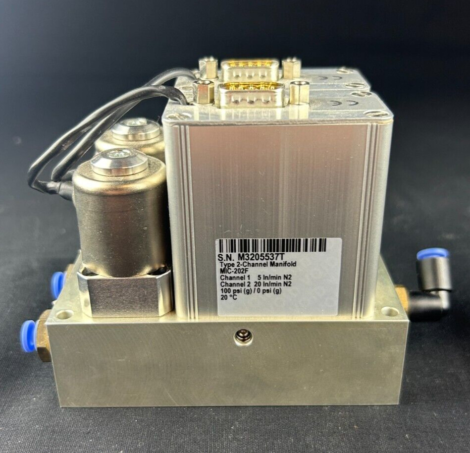 Bronkhorst Mani-Flow MIC-202F Type 2-Channel Manifold Mass Flow Meter Waters