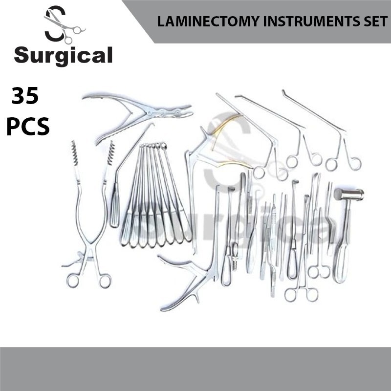 Laminectomy Spine Surgical Instruments Set 35 Pcs Orthopedic Tools