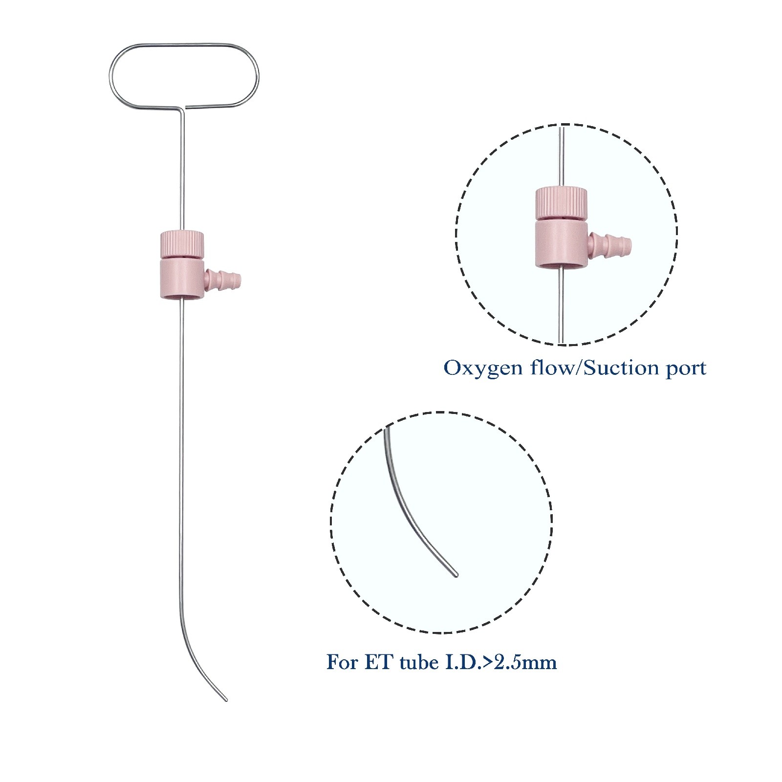 (US delivery)Rigid Stylet for difficult intubation Neonate-Child-Adult