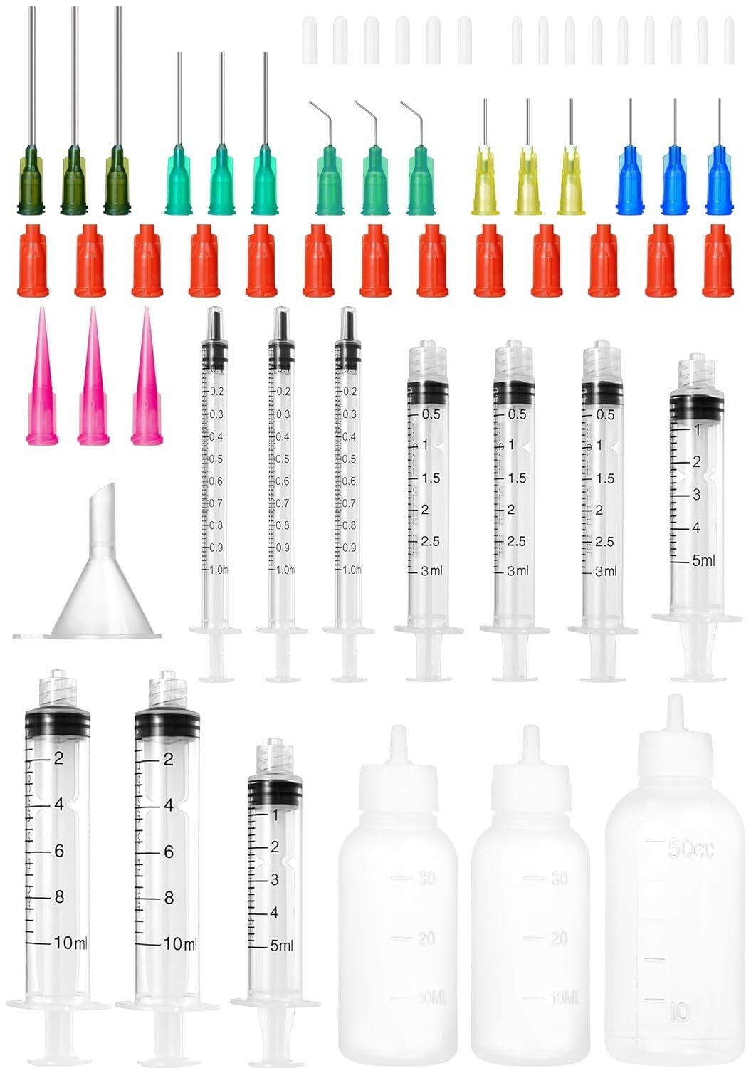 #1 Kit de jeringa industrial multiusos con 7 puntas dispensadoras, NEW