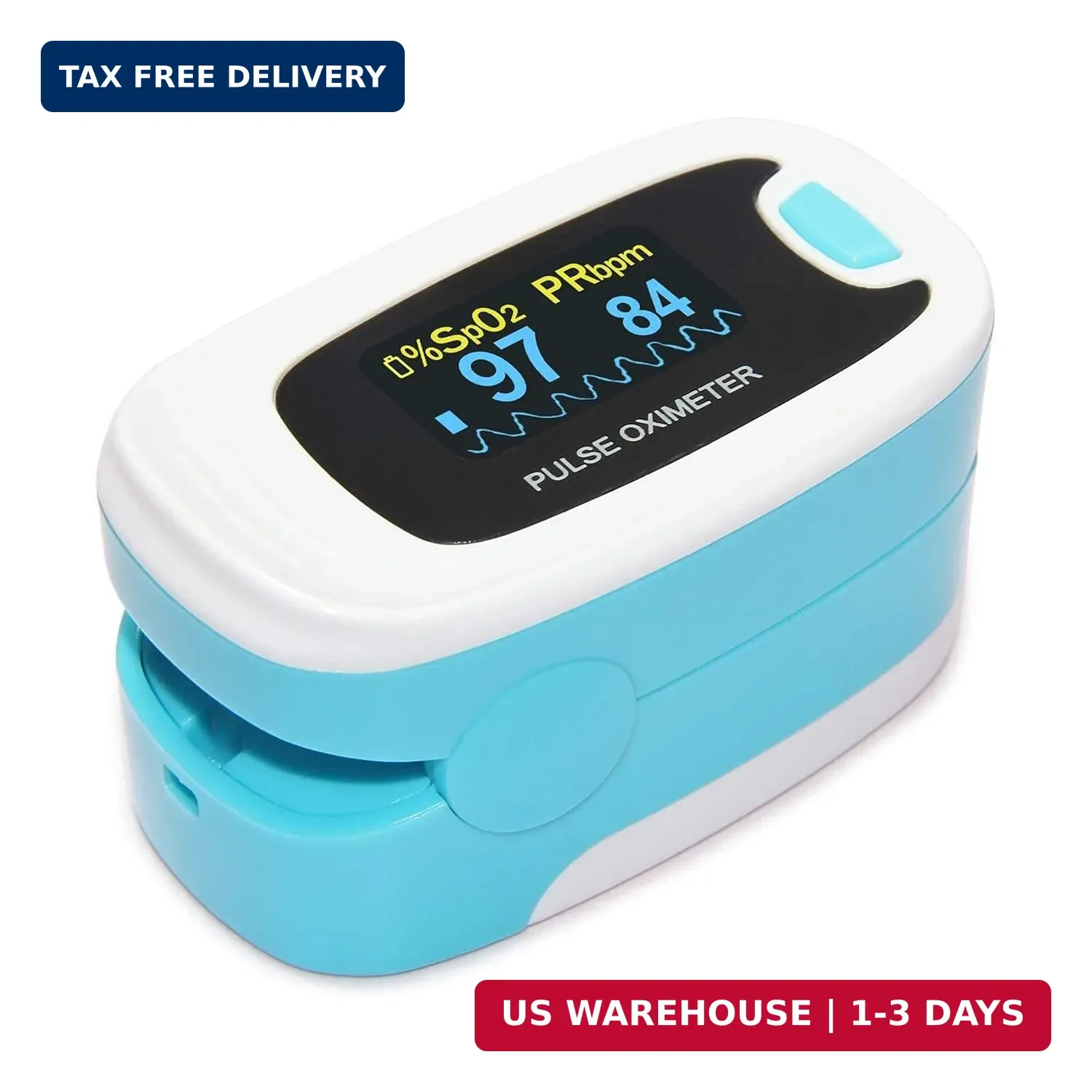 CONTEC CMS50NA Pulse Oximeter SpO2 and PR Value Waveform Blood Oxygen Neck/Wrist