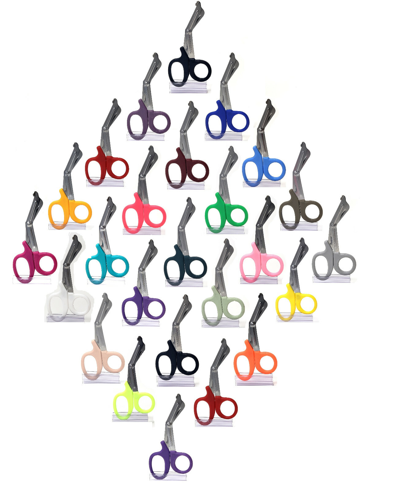 100 Pairs Mix Colors Nurse Medical Scissors EMT 7.25″ Trauma Shears Paramedic
