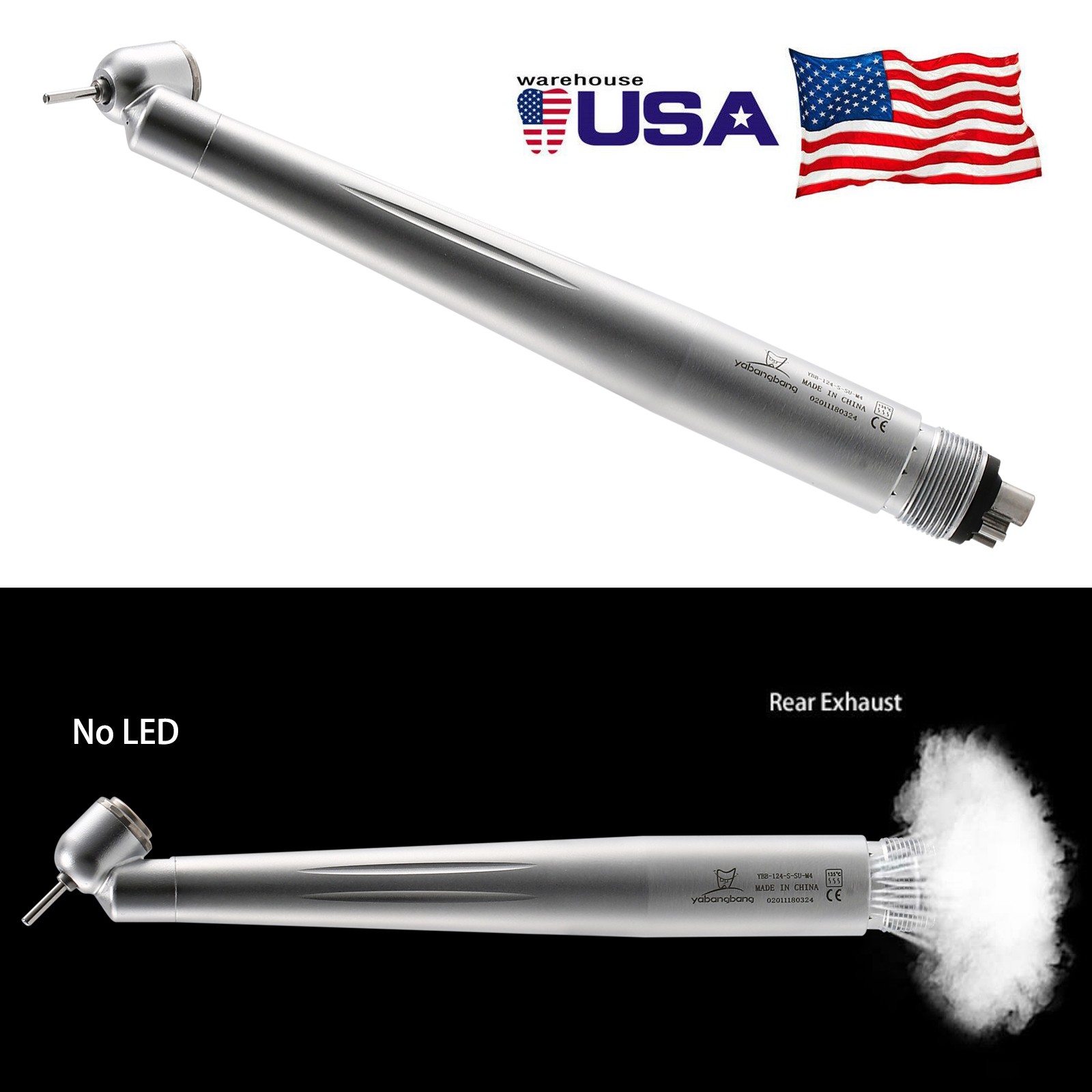 Turbina NSK PANA MAX Style Dental High Speed Handpiece Push Button 4 Holes