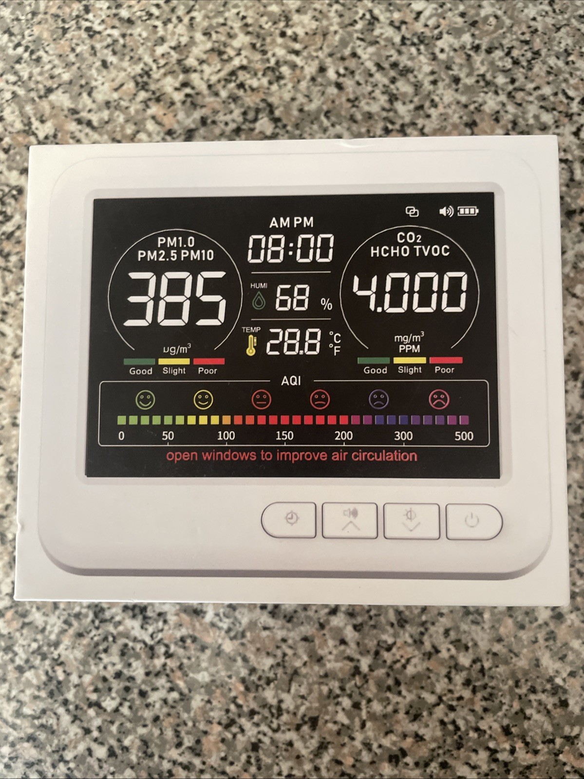 16 in 1 Professional Indoor Air Quality Detector PM2.5 /PM10 /Temperature