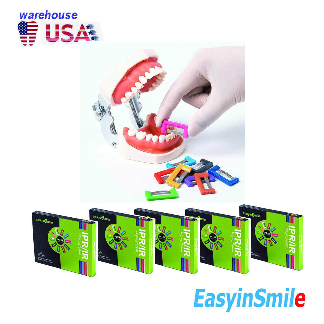 5packs Dental IPR Strip Orthodontic Interproximal Reduction Enamel Reusable