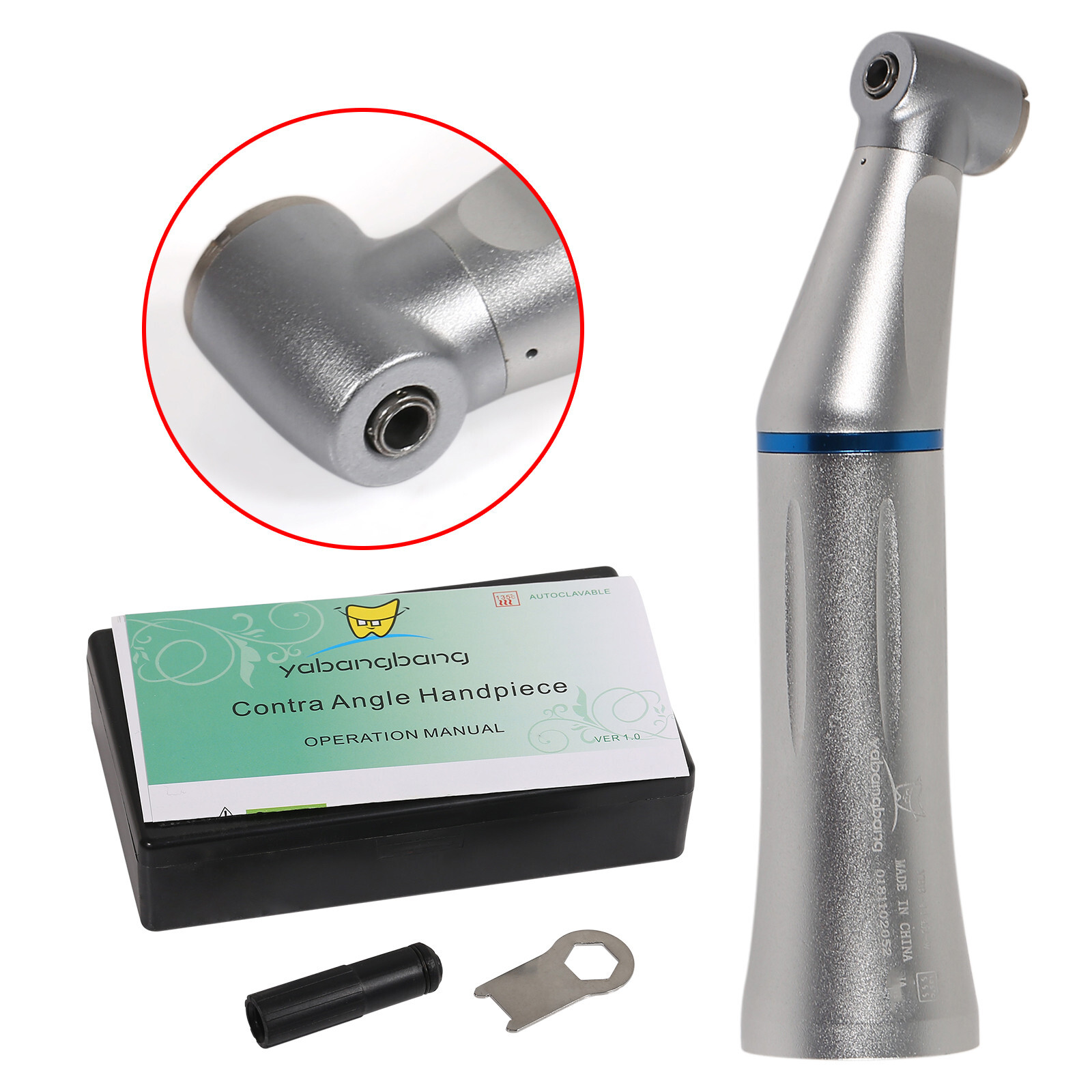 5X Dental Low Speed Contra Angle Handpiece Internal Inner Water Spray E-type US